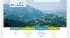 Desktop Screenshot of duerrnberg.at